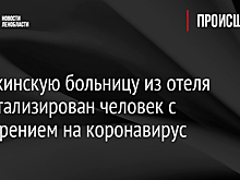 В Боткинскую больницу из отеля госпитализирован человек с подозрением на коронавирус