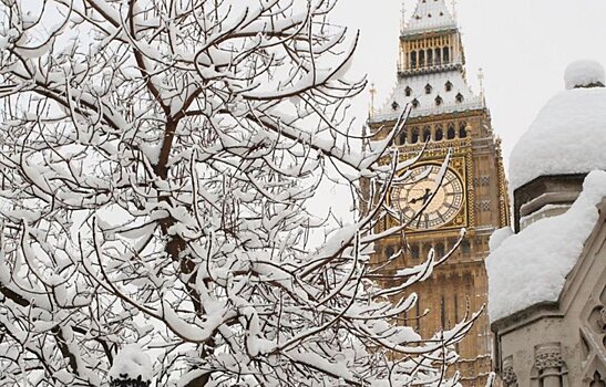 Великобританию сковали самые сильные за последние четверть века морозы