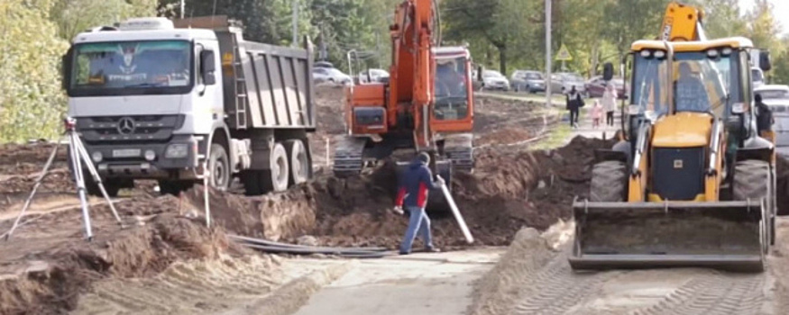 В Рязани начали реконструировать перекресток у «Глобуса»