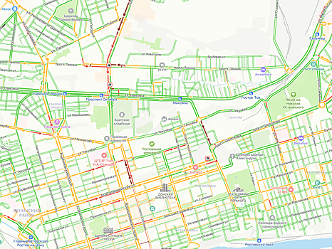 Центр Ростова с утра сковали пробки