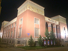 «Храм выходит из сумрака»: мэр Красноярска показал новую подсветку краеведческого музея