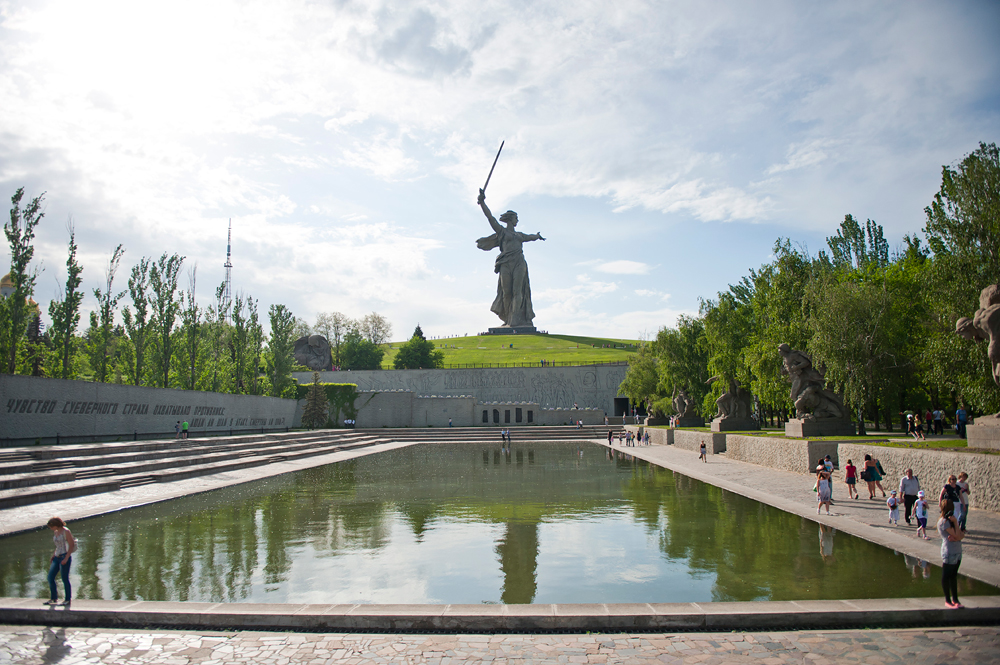 Площадь Героев, Мамаев курган, Волгоград, Россия, Европа