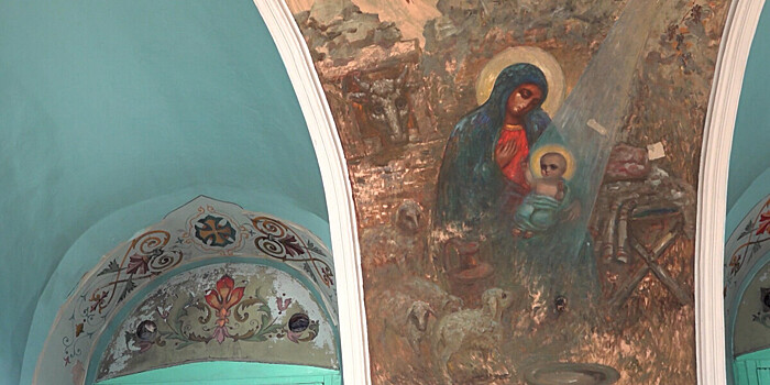Роспись, больше века скрытую под краской, восстановят в храме под Челябинском