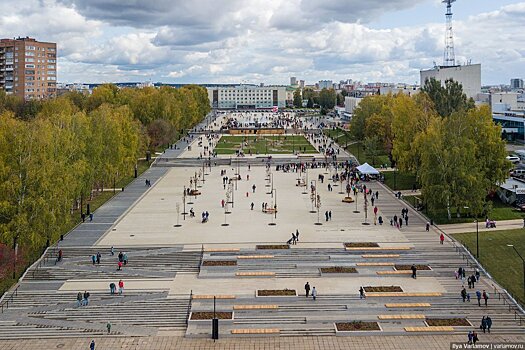 Центральная площадь Ижевска попала в рейтинг лучших общественных пространств России