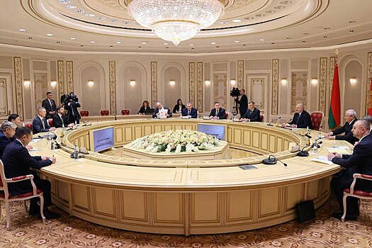 Президент Беларуси встретился с главой Республики Тыва