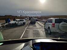 Массовое ДТП в Хакасии. Погибли два человека