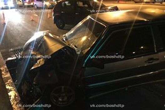 Пять автомобилей столкнулись в двух ДТП в Уфе, есть пострадавшие