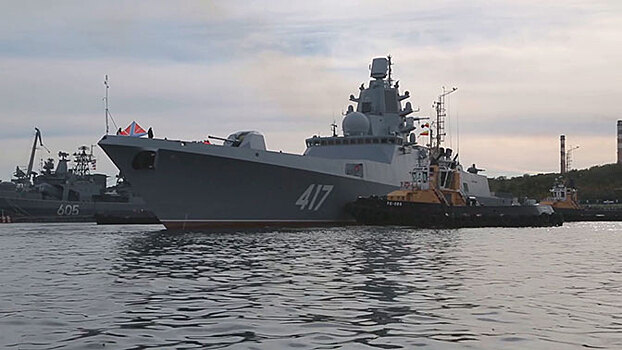Фрегат «Адмирал Горшков» прибыл в главную базу Северного флота
