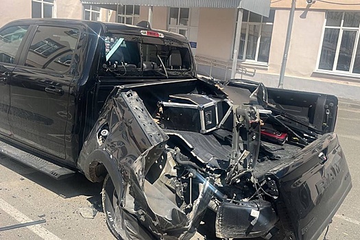 В Краснодаре на центральной улице Красной взорвался автомобиль