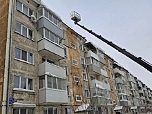 В Кузбассе из-за снега просела кровля жилой многоэтажки