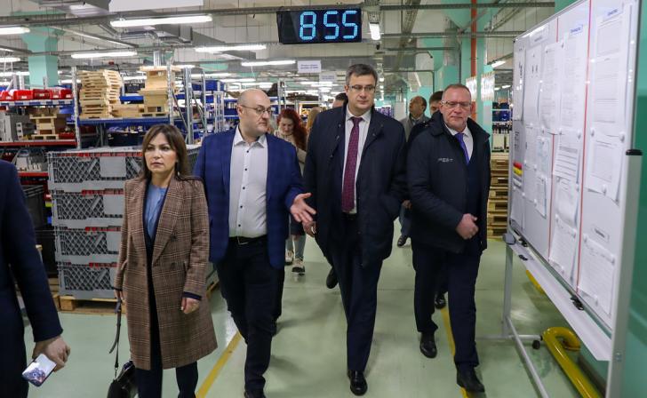 Делегация Рязанской области посетила площадку индустриального парка «Союз» и завод «Авиаавтоматика»
