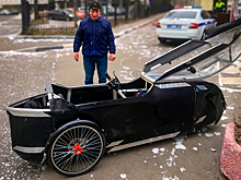 Владельца самодельного трицикла оштрафовали за езду по Садовому кольцу