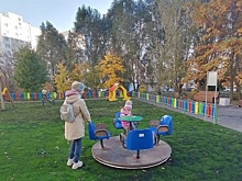Жителям Савёлок пришлась по душе новая благоустроенная детская площадка в 6 микрорайоне