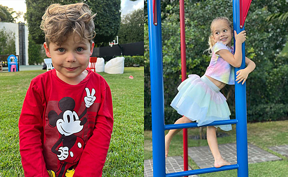 «Все в родителей!» Анна Курникова поделилась редкими снимками близнецов в честь их 4-летия