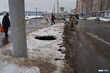 «Короткий путь в метро». На Мещере провалился тротуар