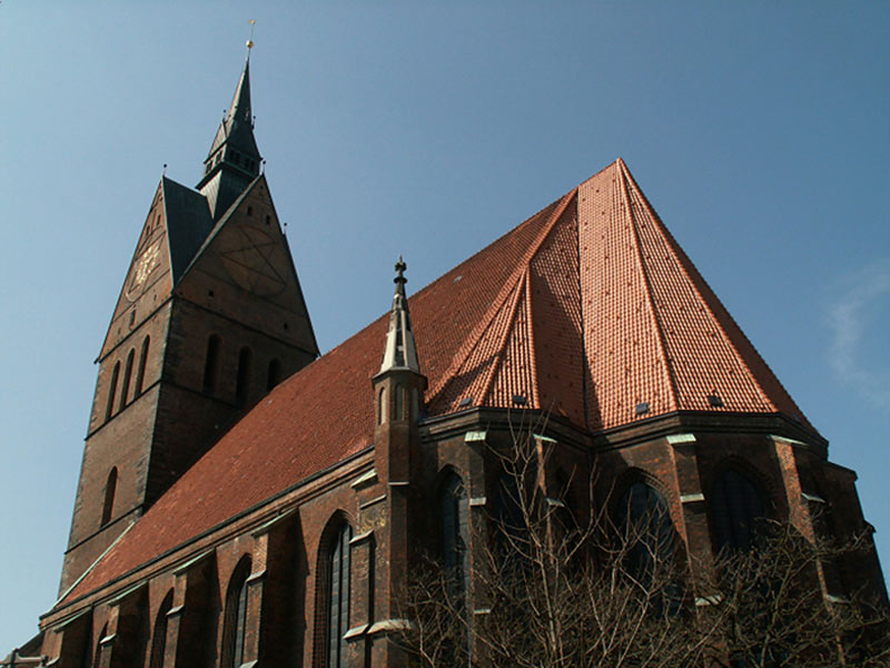 Церковь Маркткирхе, Ганновер, Нижняя Саксония, Германия, Европа