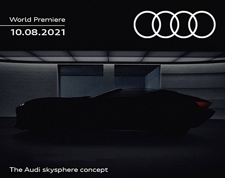 Audi представит новый спорткар Skysphere