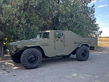 В России показали бронированный пикап "Легионер", похожий на Hummer