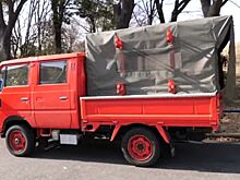 В Сети показали пожарную машину Nissan Atlas Diesel 4WD 1991 года выпуска