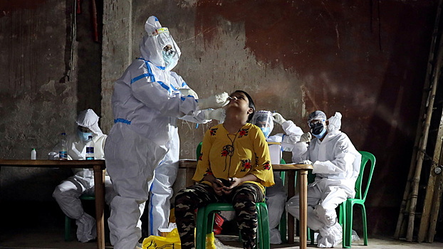 В Индии число случаев коронавируса превысило 3,7 млн