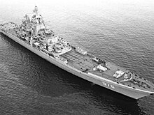 Атомный крейсер "Киров" сравнили с линкором США "Айова"