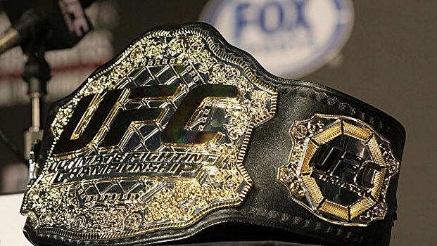 UFC представил новый чемпионский пояс