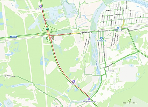 Гигантская пробка образовалась на М-7 под Нижним Новгородом
