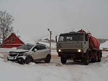 В Бугуруслане в ДТП с «КамАЗом» пострадал мужчина