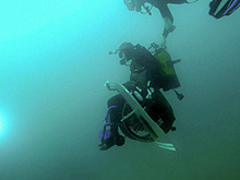 "Петля Нестерова" под водой. Россия становится родоначальником спортивного парадайвинга