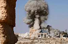 Разрушение памятников Пальмиры попало на видео