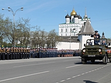 В Пскове проходит Парад Победы