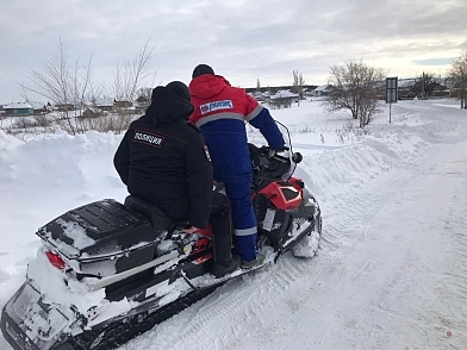 В Камышинском районе при помощи снегоходов осматривают местность, где пропала 15-летняя девочка