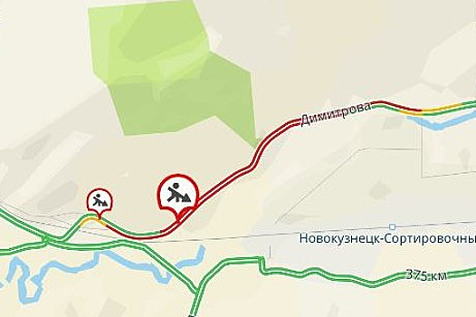 Куйбышевский район Новокузнецка встал в огромной пробке
