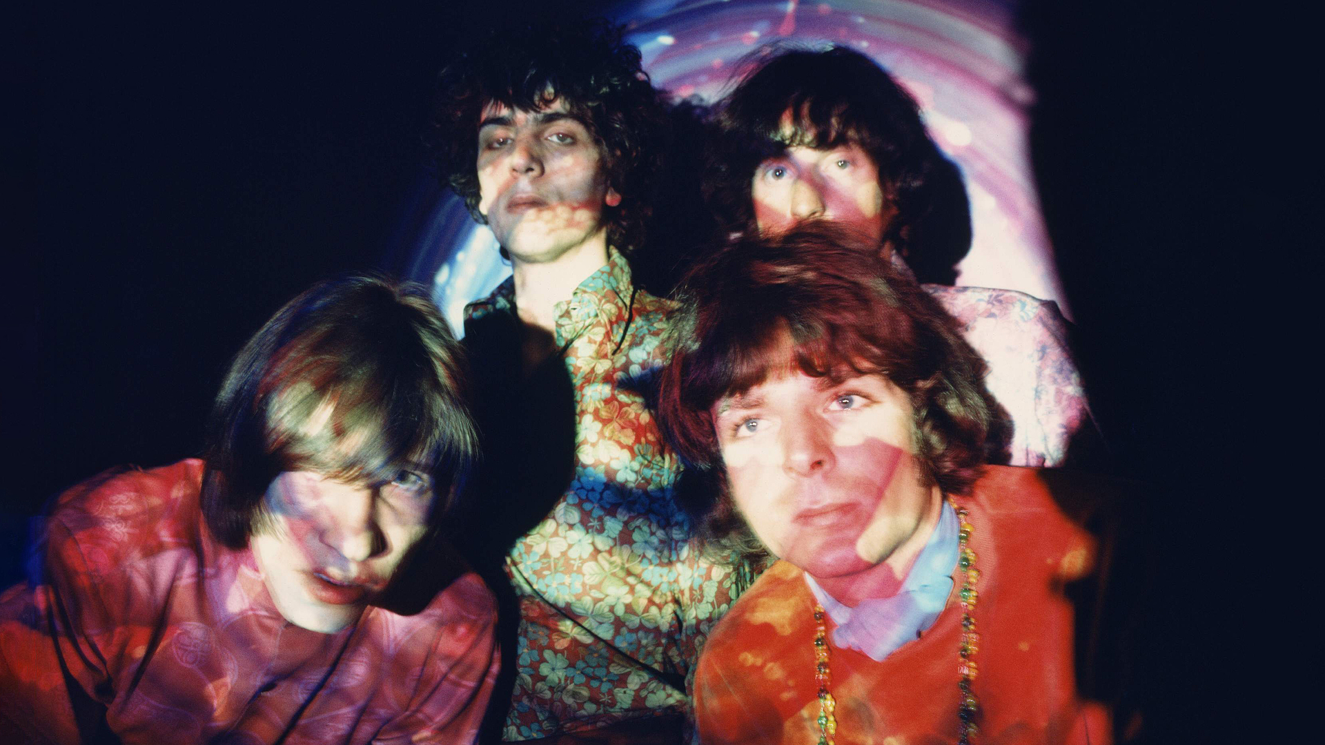 Роджер Уотерс, Сид Барретт, Ник Мейсон и Ричард Райт