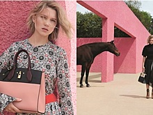 Леа Сейду и лошадь снялись в рекламе Louis Vuitton