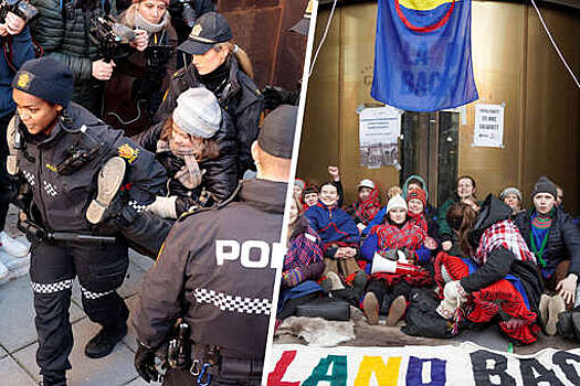 Захарова высмеяла задержание Греты Тунберг на акции протеста в Осло