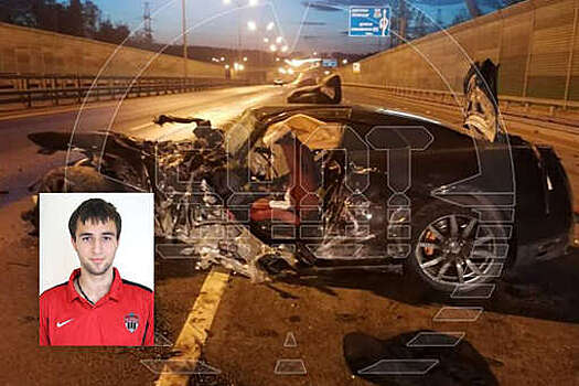 Бывший футболист разбил Nissan GT-R во время уличных гонок в Подмосковье