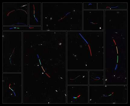 Научный проект обнаружил более 1700 астероидных следов на снимках Хаббла