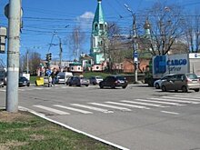 В Ижевске на перекрёстке Удмуртской-Советской ограничили движение из-за ремонта водопровода