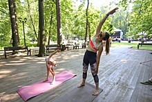 В здоровом теле – здоровый дух! В парке «Фили» проходят бесплатные уроки йоги