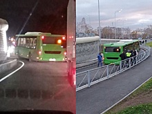 Провалившийся асфальт на развязке в Тюмени восстановят до конца дня