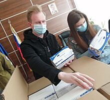 В пензенский волонтерский центр передано 10 тысяч масок