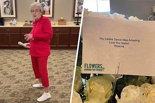 Jay Z подарил цветы спародировавшим выступление Рианны пенсионеркам