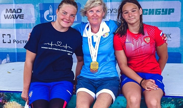 Волгоградки взяли 4 медали на этапе Кубка РФ по плаванию на открытой воде