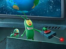 Появился первый постер мультфильма про Планктона из «Губки Боба»