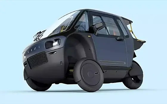 Этот «малыш» способен ехать наравне с машинами и имеет допуск на дороги