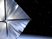 Солнечный парус NASA расправляет крылья в космосе