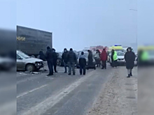 Больше двух десятков машин столкнулись в окрестностях Перми