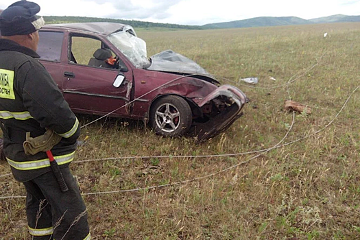 В Башкирии при столкновении с электроопорой погибли водитель и пассажирка Daewoo Nexia