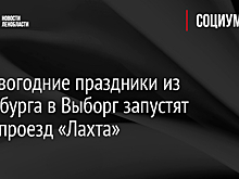 На новогодние праздники из Петербурга в Выборг запустят ретропроезд «Лахта»